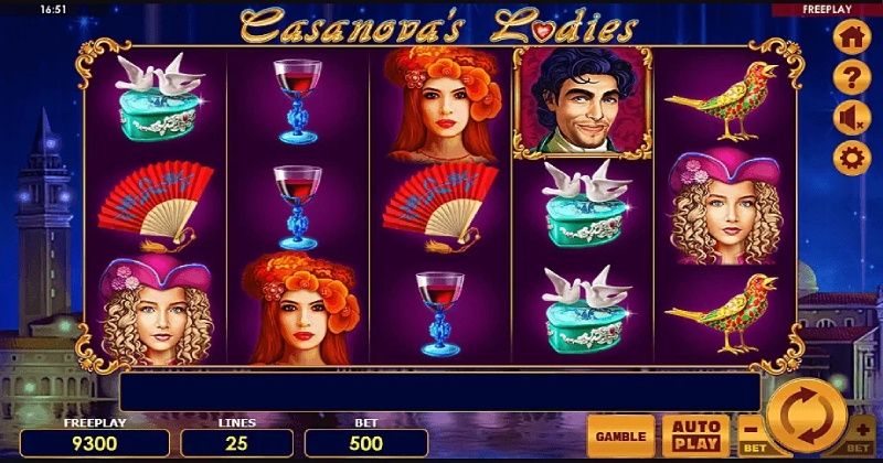 Play in Casanova’s Ladies Slot Online from Amatic for free now | www.aaaku.top